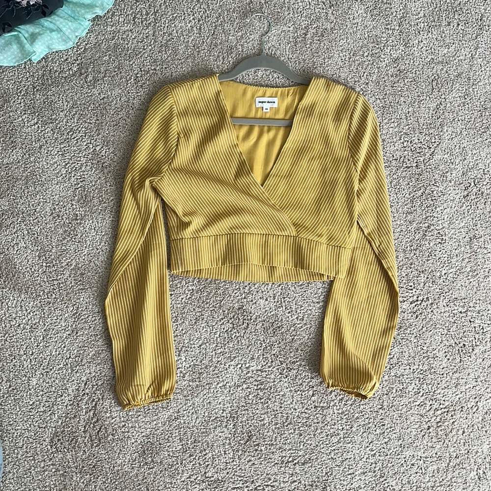 Revolve yellow top